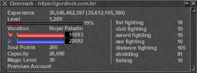 Signature for player Dinomark