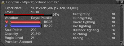 Signature for player Dongzin