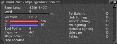 Signature for player Druid Rush