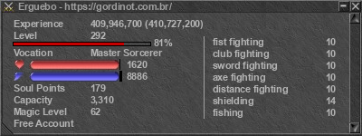 Signature for player Erguebo