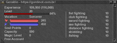 Signature for player Geraldin