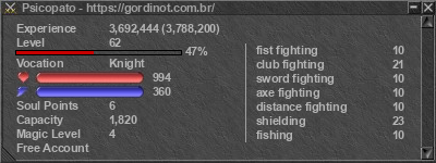 Signature for player Psicopato