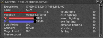 Signature for player Sorc'zin