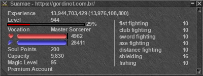 Signature for player Suamae